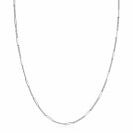 ZINZI zilveren gourmet ketting 45cm met staafjes 1,6mm breed ZIC2366