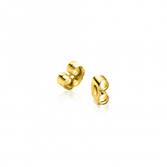 ZINZI gold plated zilveren oorpoussettes of achterkantjes voor Zinzi oorknoppen/oorstekers. De prijs is per paar ZIP-G